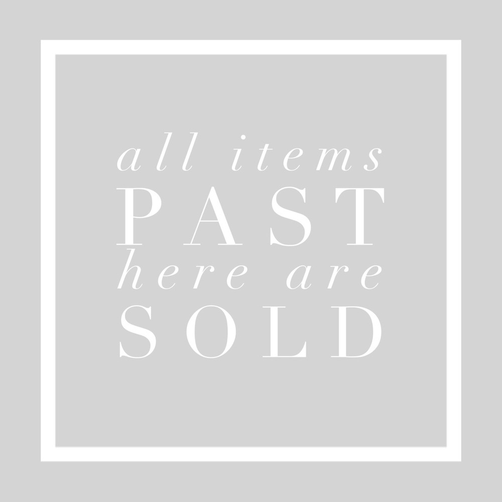 SOLD ITEMS 📦